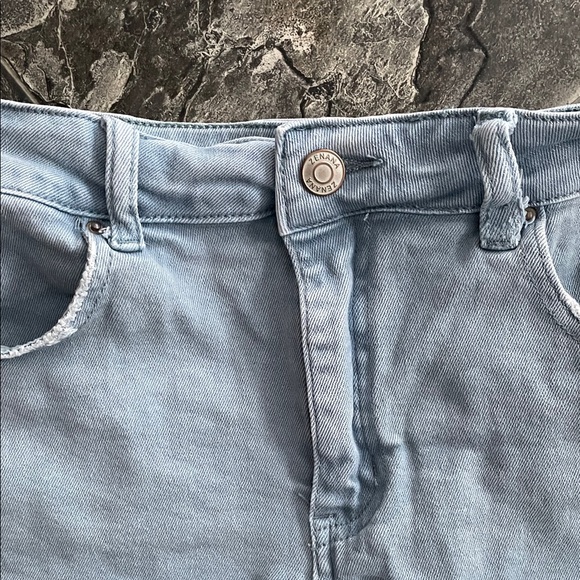 ZENANA Women’s Distressed Light Blue Jean Shorts Sunshine Holiday Indie Grunge - Picture 4 of 10